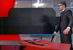 Ginkluotas vyras „NOS“ televizijoje