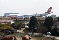 Turkijos oro linijų lėktuvas Katmandu oro uoste