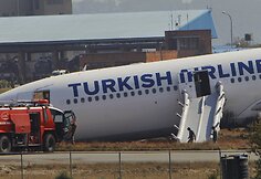 Turkijos oro linijų lėktuvas Katmandu oro uoste