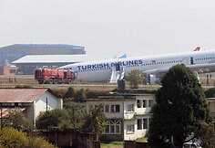 Turkijos oro linijų lėktuvas Katmandu oro uoste
