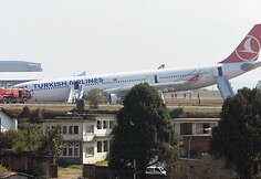 Turkijos oro linijų lėktuvas Katmandu oro uoste