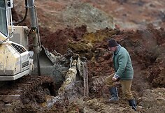Žemės nuo&scaron;liauža Bosnijos anglies kasykloje