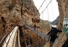 El Caminito del Rey takas