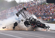 Larry Dixono avarija traukos lenktynėse 