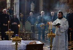 Atsisveikinimas su rašytoju Valentinu Rasputinu