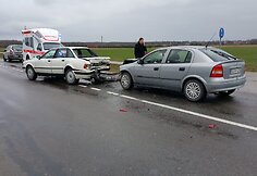 Automobilių avarija &Scaron;ilutės rajone 