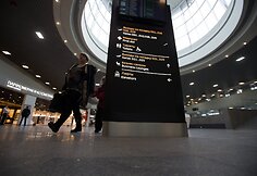 Pulkovo oro uosto terminalas Sankt Peterburge