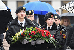 Dalia Grybauskaitė priėmė Generolo Povilo Plechavičiaus mokyklos kadetų priesaikas