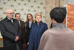 Prezidentė Dalia Grybauskaitė apsilankė &Scaron;vėk&scaron;nos specialiojo ugdymo centre.