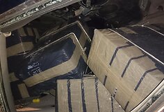 &bdquo;Audi A6&ldquo; automobiliu buvo vežamos kontrabandinės cigaretės 