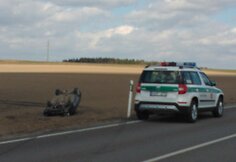 „Subaru“ avarija prie Švenčionių