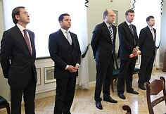 Prekybos tinklų vadovų priėmimas