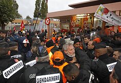 Išvaikyti protestuotojai