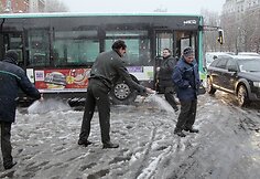 Sniegas Prancūzijoje