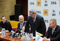Rytis Sabas, Rolandas Vir&scaron;ilas, Vladas Garastas ir Mindaugas &Scaron;pokas