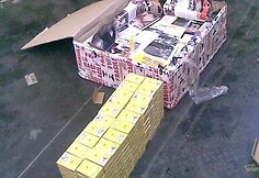 Paslėptos kontrabandinės cigaretės