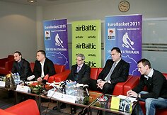 Mindaugas Balčiūnas, Tadas Vizgirdas, Vladas Garastas, Arvydas Sabonis ir Rytis Sabas