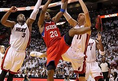 Dwyane'as Wade'as, Jodie Meeks ir Žydrūnas Ilgauskas