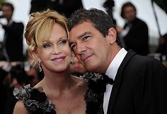 Antonio Banderas su žmona Melanie Griffith