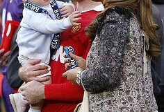 Wayne'as Rooney su savo sūnumi ir žmona