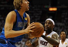 Dirkas Nowitzki ir LeBronas Jamesas