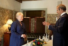 Dalia Grybauskaitė ir Toomas Hendrikas Ilvesas