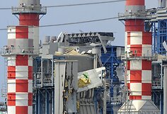 Sprogimo bangos apgadinta Vasilkos elektrinė