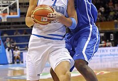 Kevinas Seraphinas (kairėje) ir Andrea Bargnani
