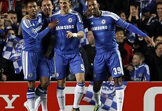 &bdquo;Chelsea&ldquo; futbolininkai džiaugiasi įvarčiu