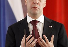 Rusijos prezidentas Dmitrijus Medvedevas