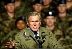 JAV prezidento George'as W. Busho kalba skirta JAV kariams ir jų šeimoms (2003 m.)