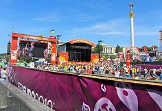Fanu zona centrinėje Kijevo gatvėje