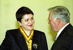 Daina Gudzinevičiūtė ir Valdas Adamkus