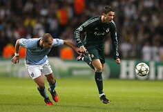 Rungtynių akimirka Mančesteryje. Su kamuoliu Cristiano Ronaldo