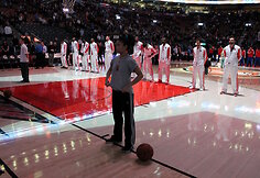 Toronto krepšininkai prieš rungtynes