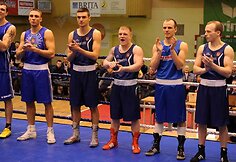 Eimantas Stanionis prie&scaron; olimpinį prizininką Evaldą Petrauską