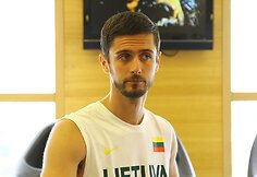 Lietuvos krepšininkų rytinė treniruotė