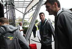 Lietuvos krepšinio rinktinė atvyko į Liublianą