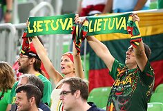 Lietuvos krepšinio rinktinės gerbėjai Slovėnijoje