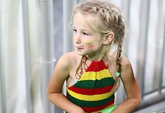 Lietuvos krepšinio rinktinės gerbėja Slovėnijoje