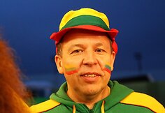 Lietuvos krepšinio rinktinės gerbėjai Slovėnijoje
