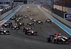 Paskutinių &bdquo;Formulės 1&ldquo; lenktynių Abu Dabyje kadrai