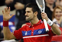 Novakas Djokovičius išlygino Deviso taurės finalo rezultatą