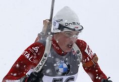 Biatlono pasaulio taurės sprinto varžybos vyko labai prastu oru 