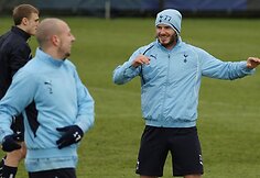 Davidas Beckhamas dalyvavo pirmojoje „Tottenham Hotspur“ treniruotėje
