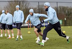 Davidas Beckhamas dalyvavo pirmojoje „Tottenham Hotspur“ treniruotėje