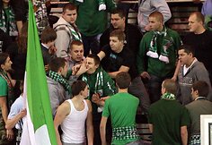 Susimušė Kauno „Žalgirio“ sirgaliai