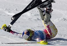 Amerikietei Lindsey Vonn – pirmasis sezono pasaulio taurės čempionės titulas