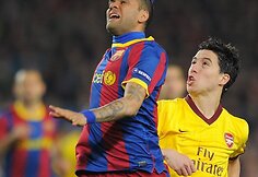 &bdquo;Barcelona&ldquo; atker&scaron;ijo &bdquo;Arsenal&ldquo; ir žengė į kitą UEFA Čempionų lygos etapą 
