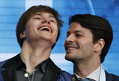 Denisas Vasiljevas ir Stephane'as Lambielis